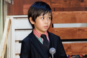 正垣湊都、映画『禁じられた遊び』完成披露イベントに登場