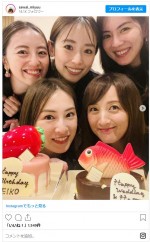 （左上から）沢井美優、泉里香、安座間美優、（下段左から）北川景子、小松彩夏　※「沢井美優」インスタグラム