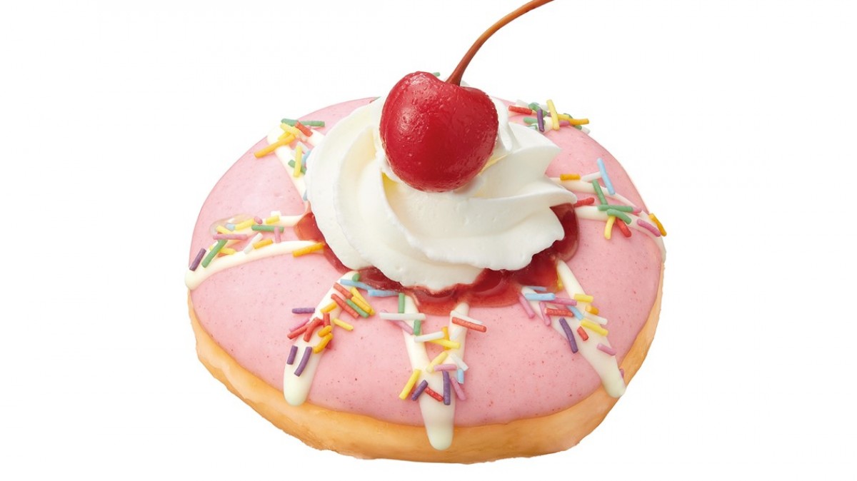 クリスピー・クリーム・ドーナツ」に“バースデーケーキのようなドーナツ”登場！ 有楽町で発売 ／ 2023年8月10日 スイーツ  クランクイン！トレンド