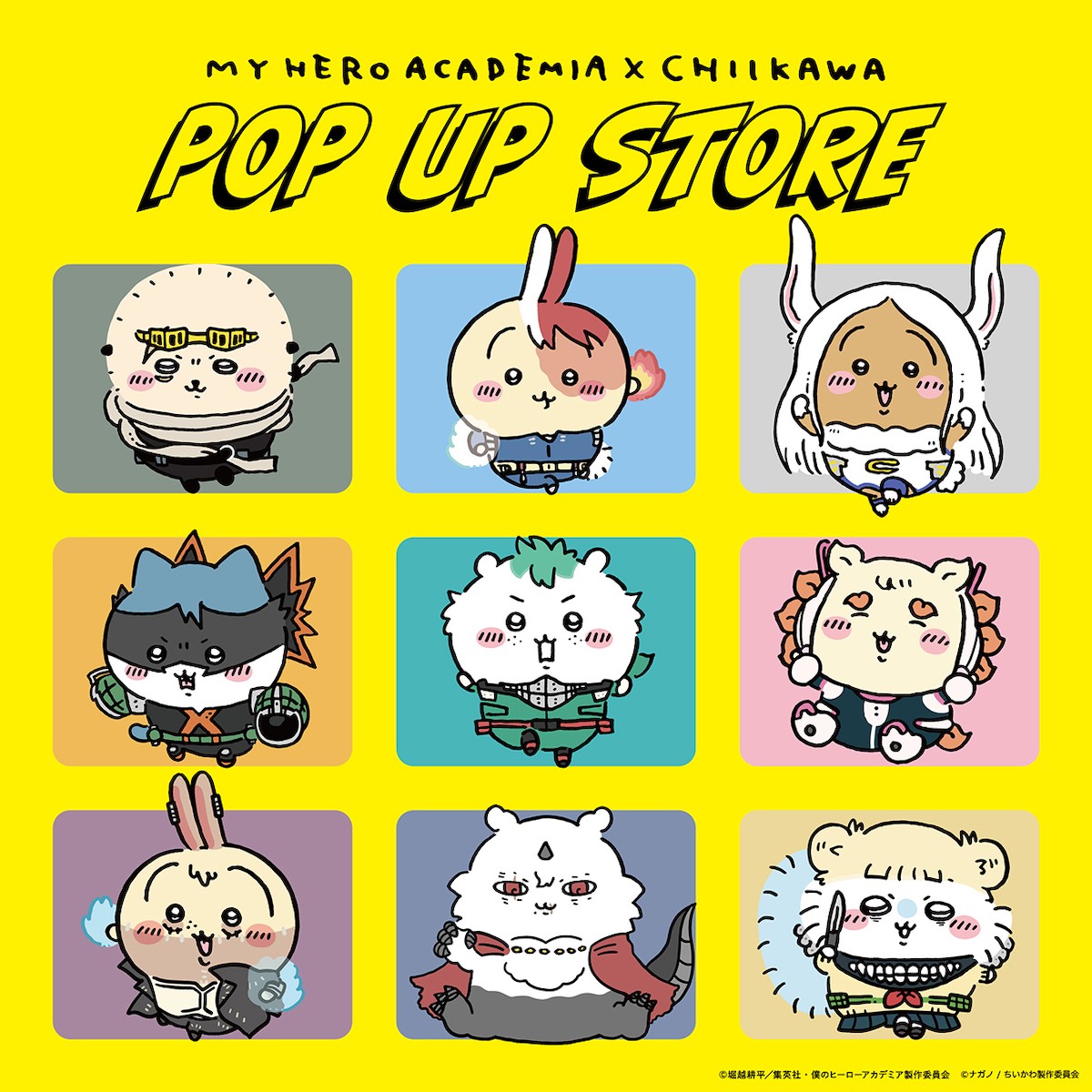 230822_「僕のヒーローアカデミア × ちいかわ POP UP STORE」