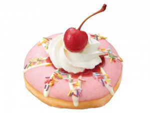 「クリスピー・クリーム・ドーナツ」に“バースデーケーキのようなドーナツ”登場！　有楽町で発売