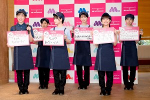 モーニング娘。'23、モスバーガー×モーニング娘。'23「朝、モスしよ！キャンペーン」発表会に登場