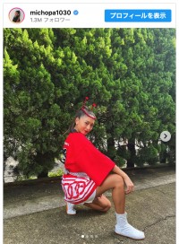 みちょぱ、粋でいなせな法被ショット　※「みちょぱ」インスタグラム