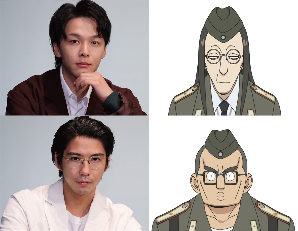 『劇場版 SPY×FAMILY CODE:White』ゲスト声優として参戦する中村倫也(上)と賀来賢人(下)