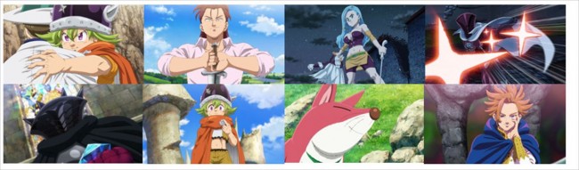 テレビアニメ『七つの大罪 黙示録の四騎士』キャラクターカット