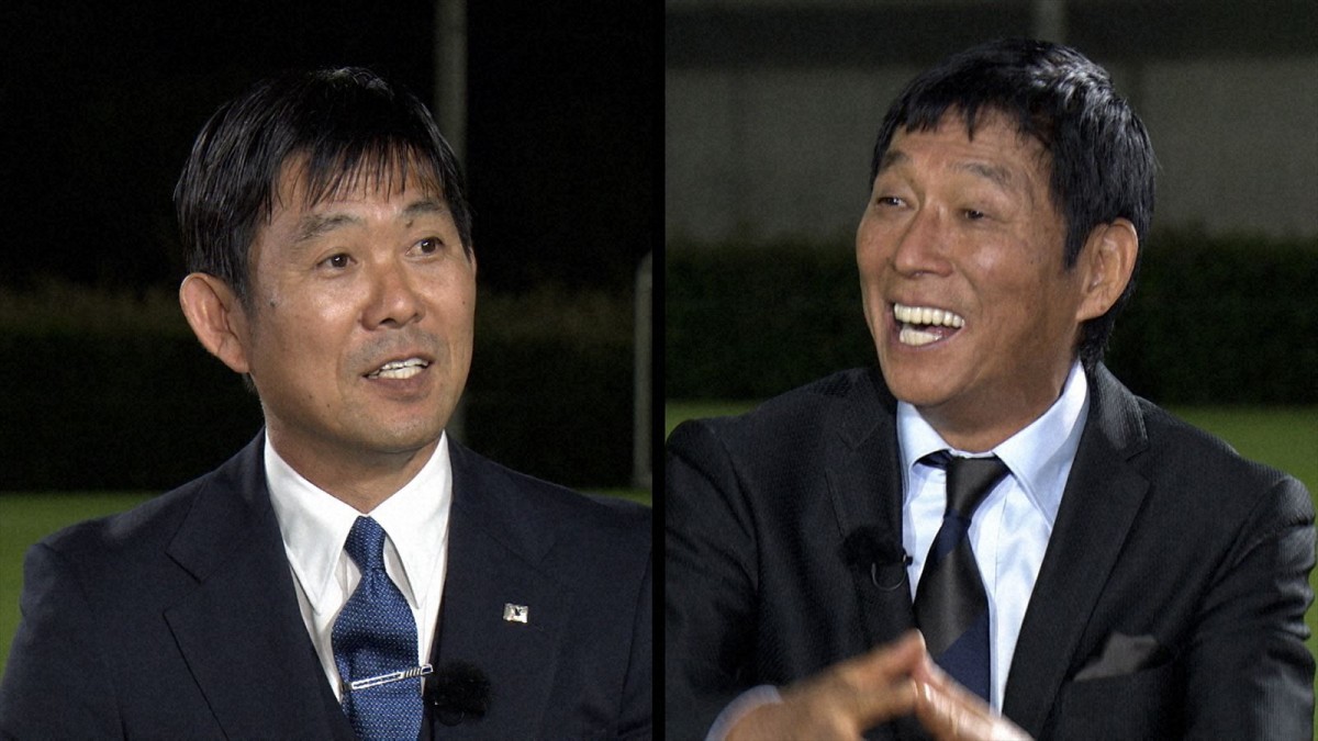 明石家さんま×サッカー日本代表・森保一監督が語り合う！　『スイッチインタビュー』24年1月に2週連続放送！