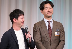 ダンビラムーチョ、「M-1グランプリ2023」決勝進出者発表会見に登場