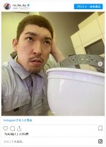 ベリショスタイルのりんたろー。作業服がなじみすぎ！　※「りんたろー。」インスタグラム