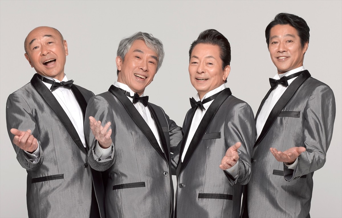 舞台『帰ってきたマイ・ブラザー』に出演する(左から)高橋克実、段田安則、水谷豊、堤真一