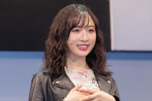 AKB48・小栗有以、舞台『オッドタクシー 金剛石は傷つかない』囲み取材会に登場