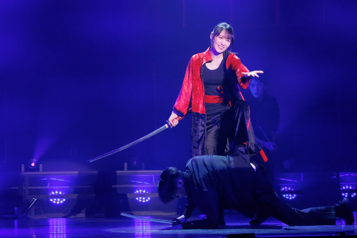 菅井友香、キスシーン＆殺陣アクション　櫻坂46卒業後初舞台『新・幕末純情伝』で“史上最高に美しい沖田総司”を熱演