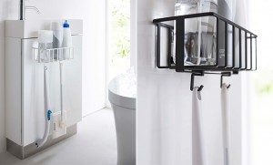 山崎実業“浮かせるトイレ用品収納アイテム”発売！　デッドスペースを有効活用できる全4種