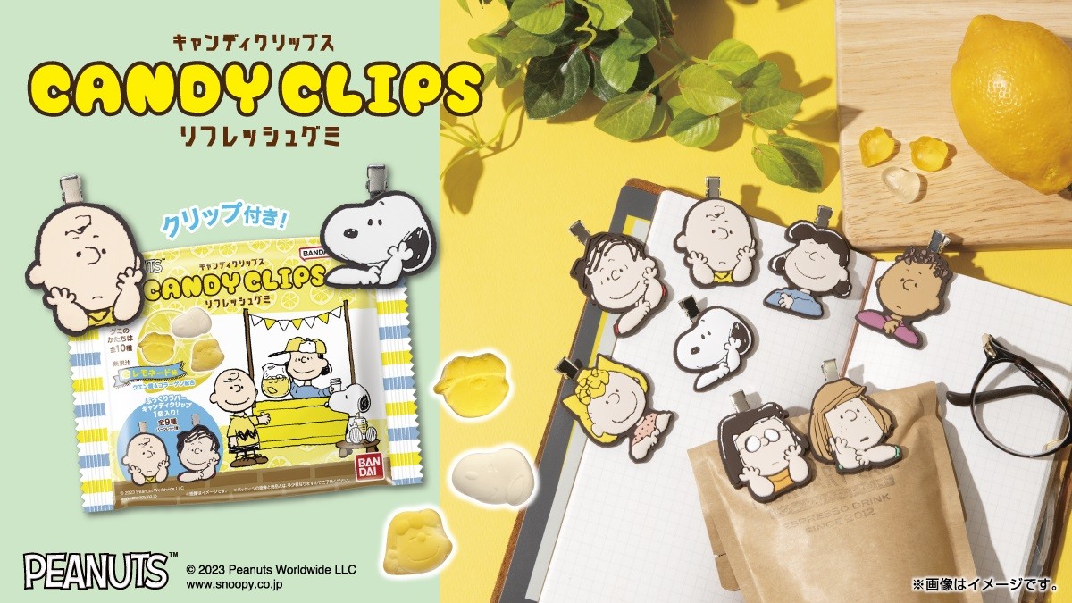 SNOOPY クリップ スヌーピー ピーナッツ ラバー 両面 すぬーぴー