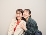 つばきファクトリー（左から）浅倉樹々、小野田紗栞