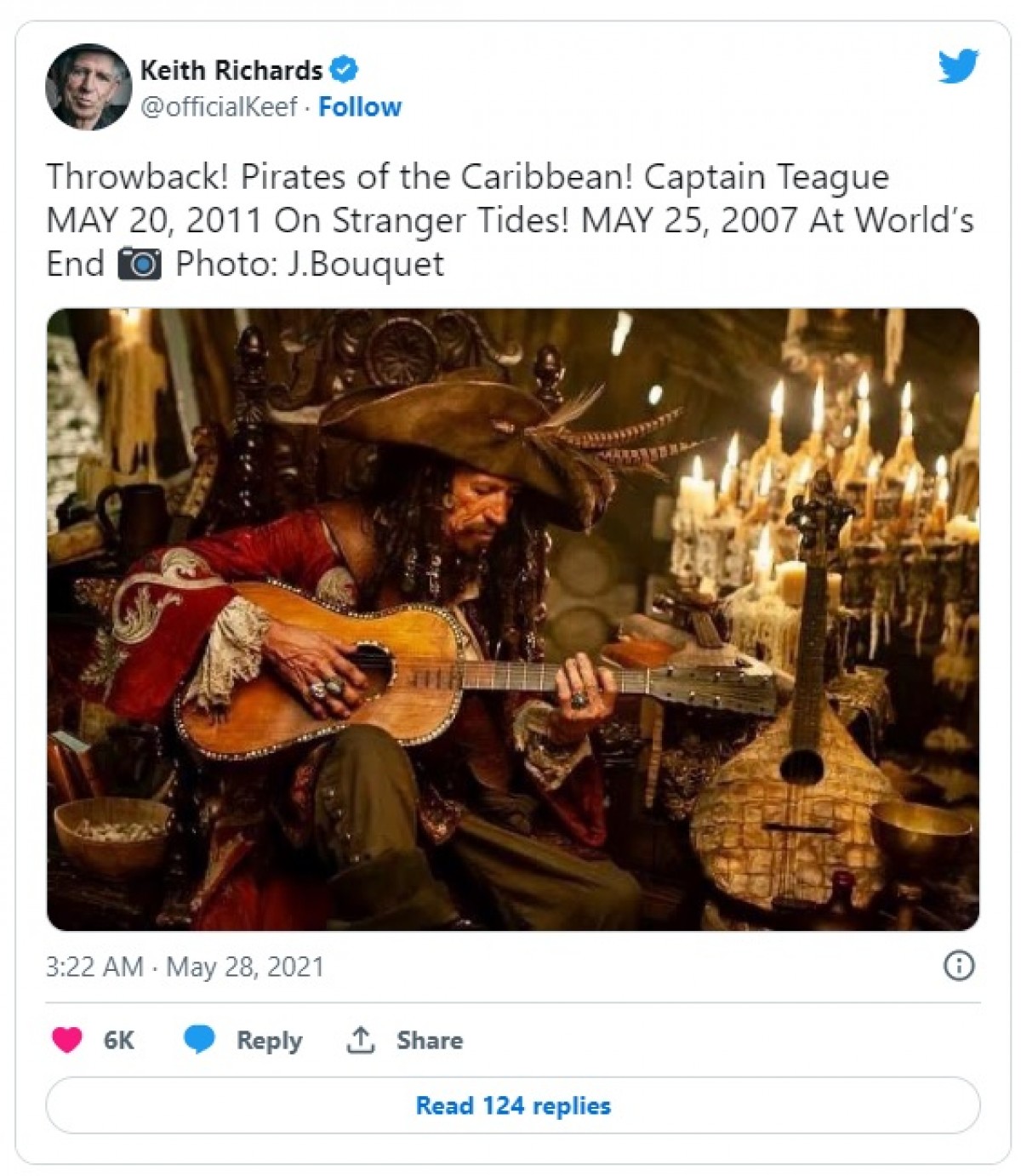 『パイレーツ・オブ・カリビアン』ジョニー・デップ“ジャック・スパロウ”の親族が豪華すぎる！