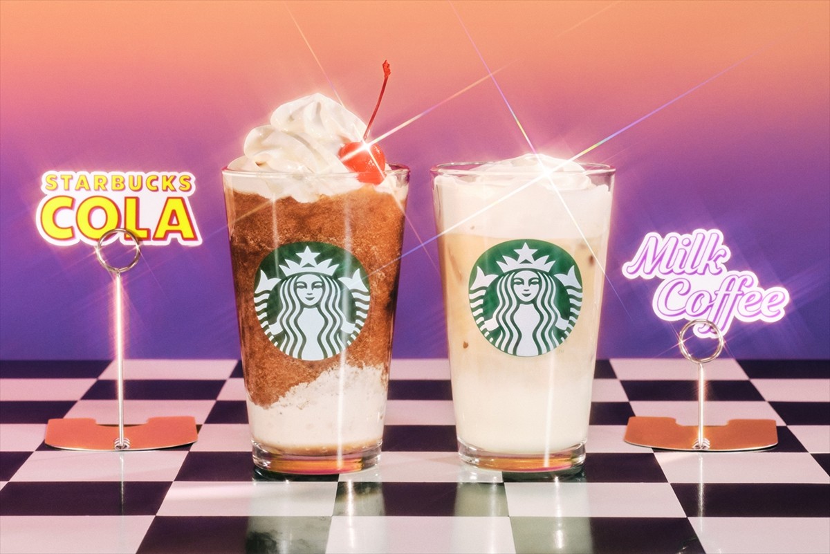 スタバ初“コーラ”のフラペチーノ発売決定！　レトロアメリカンにインスパイアされた新作