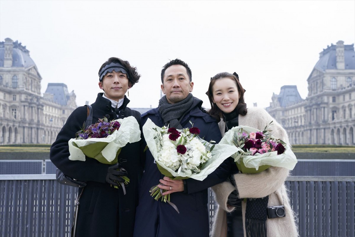 高橋一生、飯豊まりえ、木村文乃、なにわ男子・長尾謙杜『岸辺露伴 ルーヴルへ行く』クランクアップ写真到着