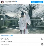 小芝風花、『波よ聞いてくれ』オフショットで陰陽師風に変身　※「小芝風花」インスタグラム