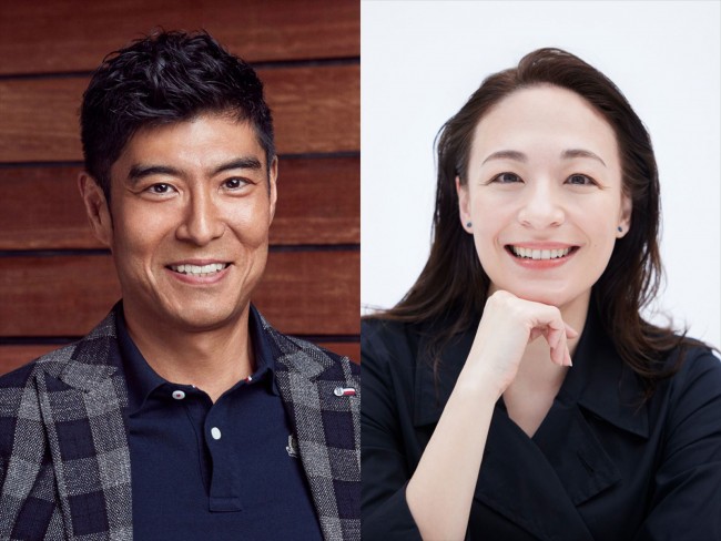 ドラマ『18/40~ふたりなら夢も恋も~』に出演する(左から)高嶋政宏、シルビア・グラブ