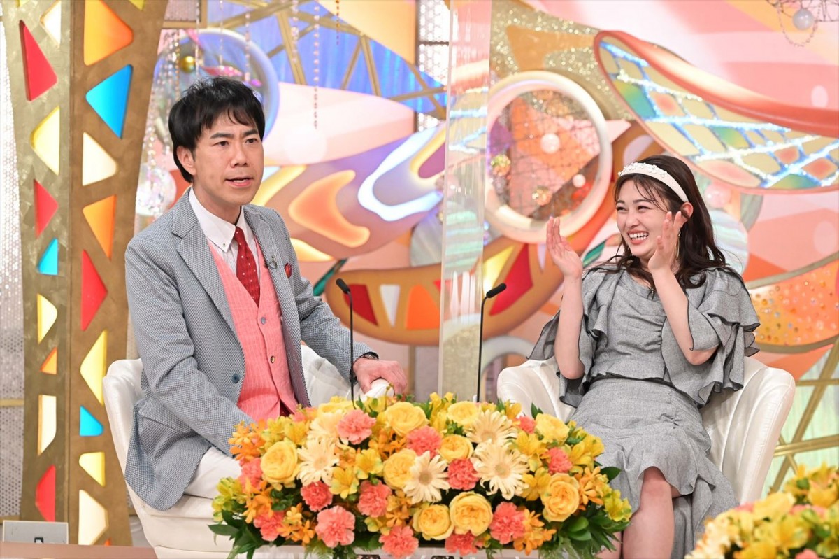 アルコ＆ピース・酒井、鬼越トマホーク・坂井、今週の『新婚さん』で妻との交際中の裏話を明かす
