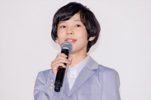 柊木陽太、映画『怪物』初日舞台挨拶に登場