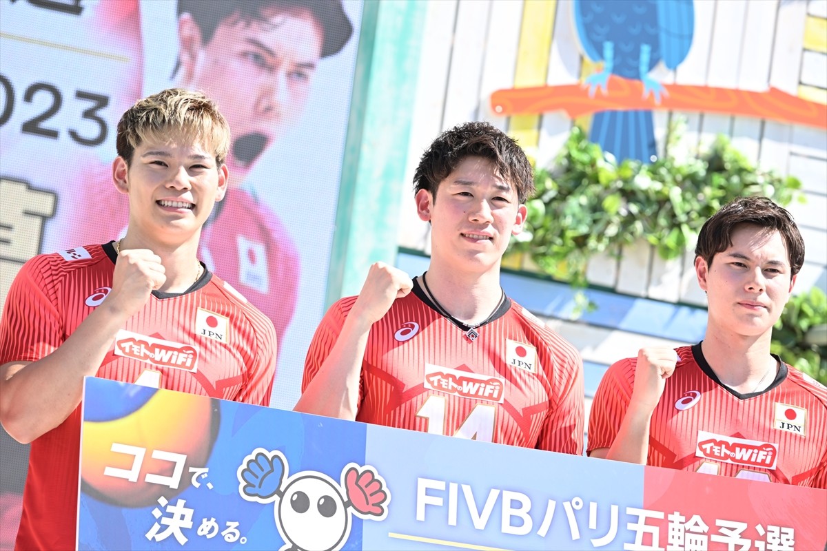 バレー日本代表キャプテン石川祐希、パリ五輪予選に意気込み「絶対にオリンピックの切符を取ります」