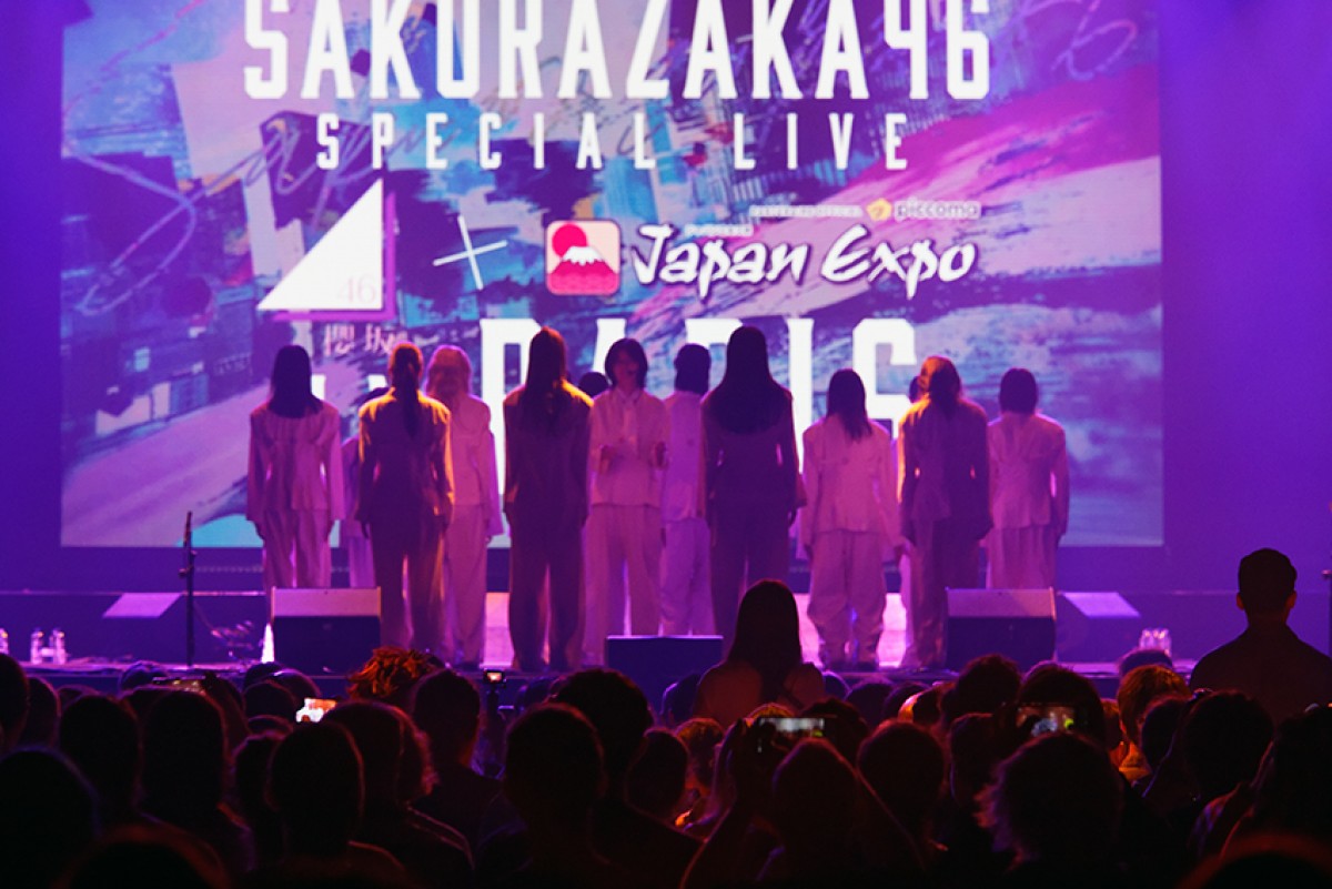 櫻坂46、フランス・パリで初海外イベント　1万5000人魅了　観客押し寄せ30分遅れスタート