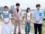7月10日放送の『グータンヌーボ2スペシャル』より（左から）吉川愛、間宮祥太朗、森七菜、神尾楓珠