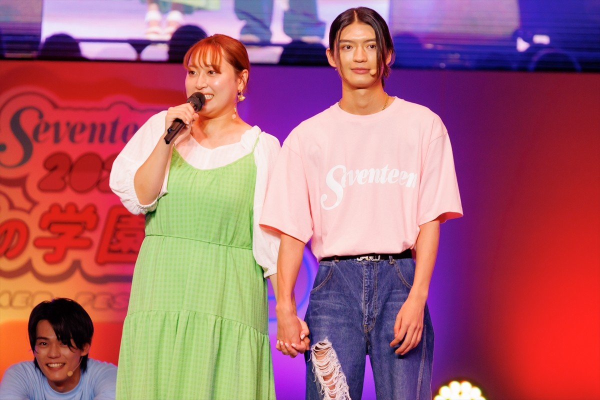 乃木坂46・久保史緒里＆日向坂46・小坂菜緒がランウェイに登場「最高の夏の思い出を作りたい」