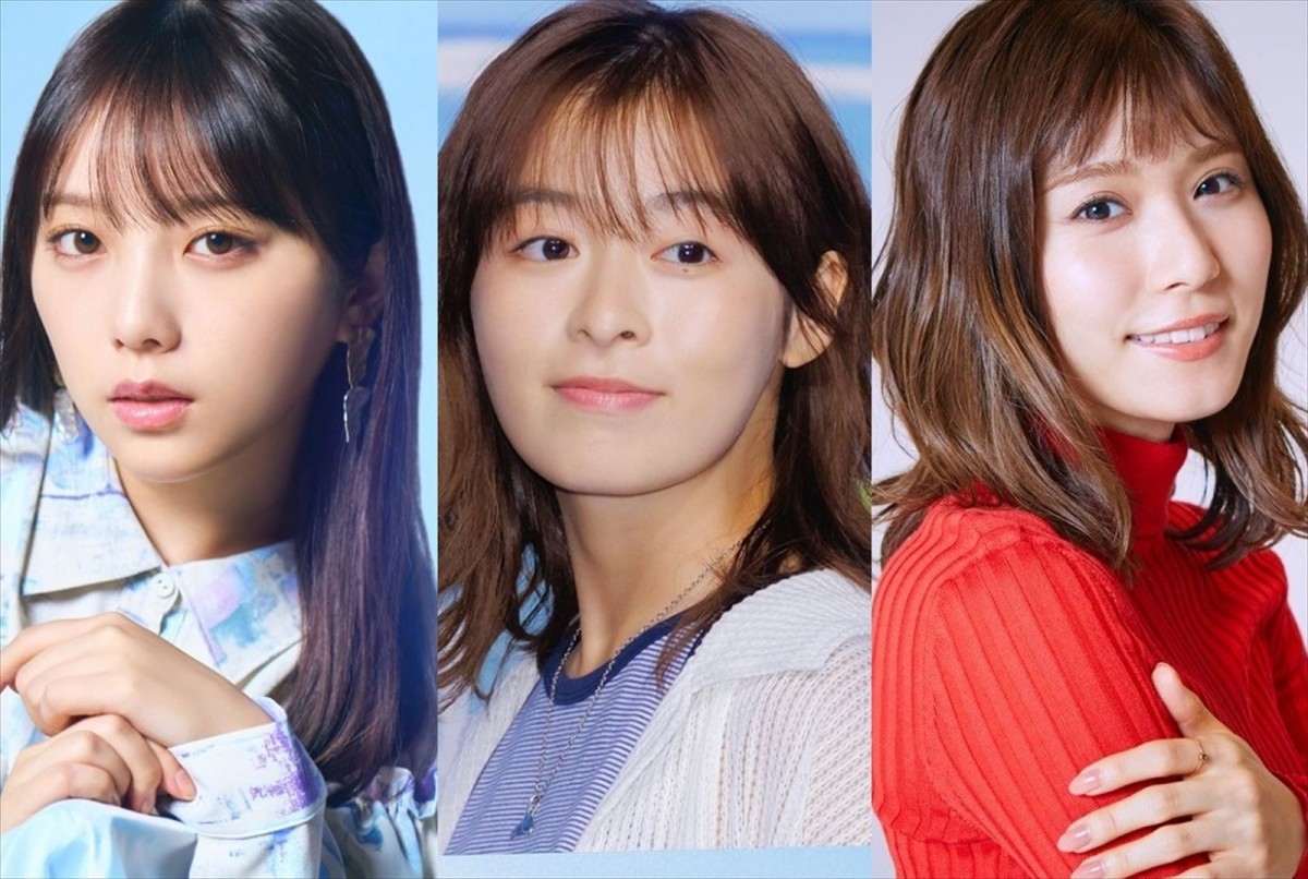 (左から)与田祐希、森七菜、松岡茉優