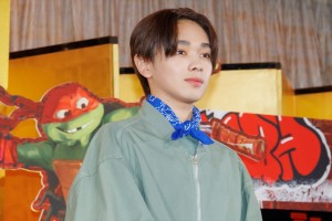 世琉弥、映画『ミュータント・タートルズ：ミュータント・パニック！』日本語吹替版完成報告会見に登場