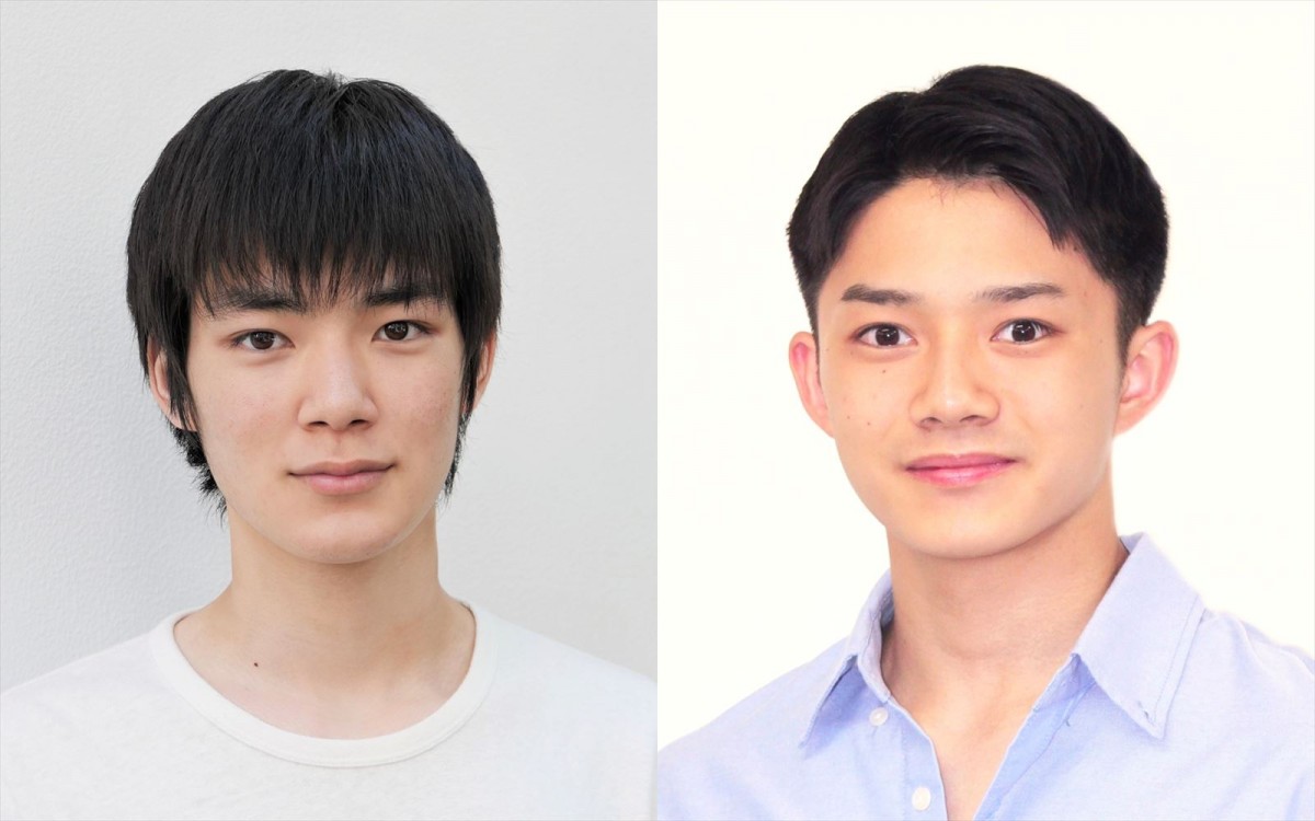 舞台『多重露光』に出演する(左から)杉田雷麟、小澤竜心