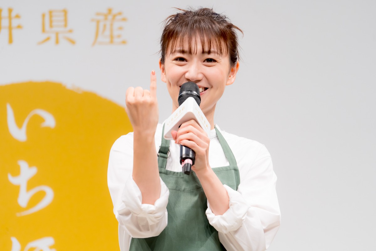 大島優子、第1子出産後初の公の場　子どもはお米大好き「舌が肥えちゃう」