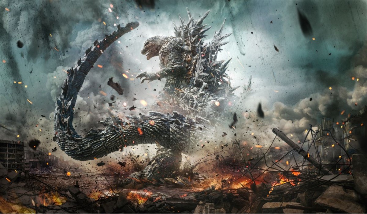 『ゴジラ‐1.0』圧巻のゴジラ全身ビジュアル到着！　神木隆之介、浜辺美波らの場面写真15点解禁