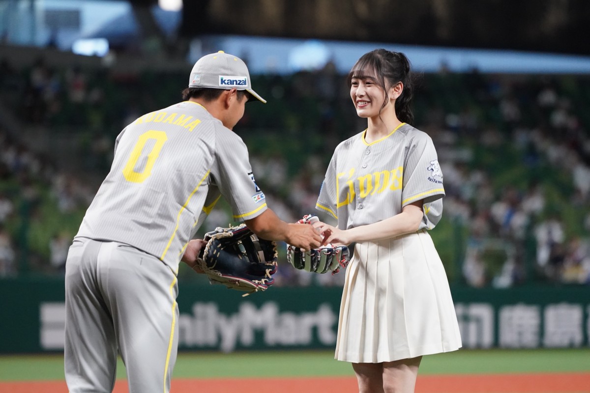 乃木坂46・向井葉月、セレモニアルピッチに登板「いざ本番では頭が真っ白に」