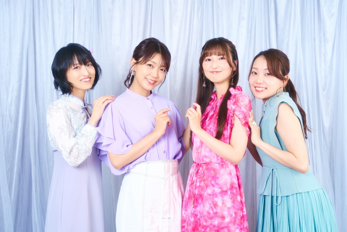 (左から)藤田咲、三森すずこ、七瀬彩夏、小原好美