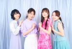 （左から）藤田咲、三森すずこ、七瀬彩夏、小原好美