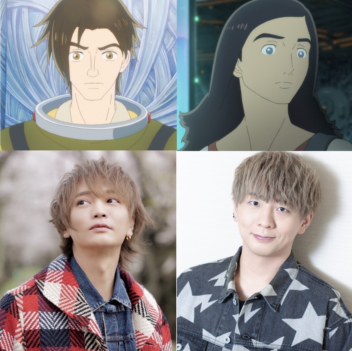 『火の鳥 エデンの宙』に出演する(左から)浅沼晋太郎、木村良平