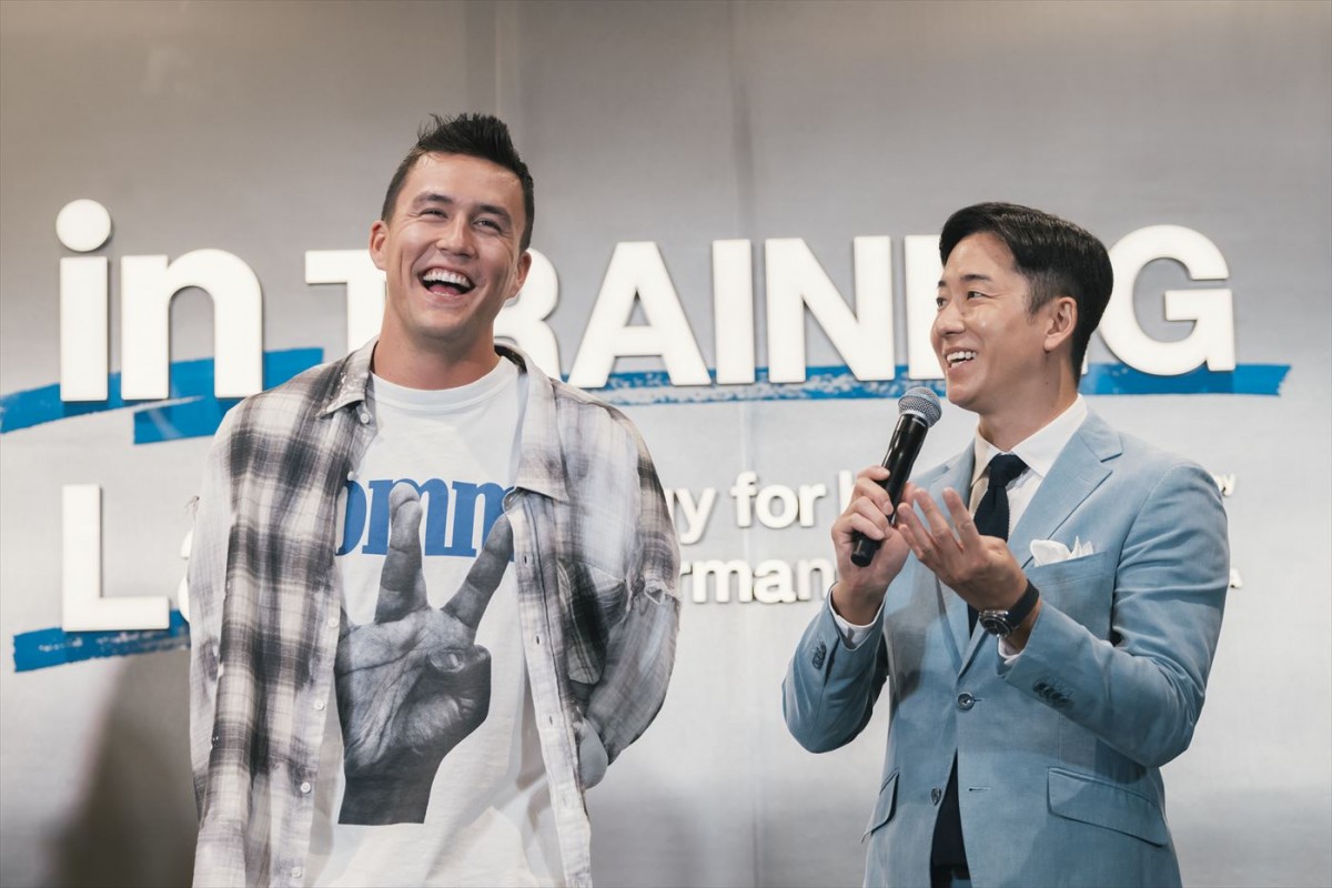 ラーズ・ヌートバー選手「今年は山あり谷あり」　斎藤佑樹さんとの再会し笑顔！
