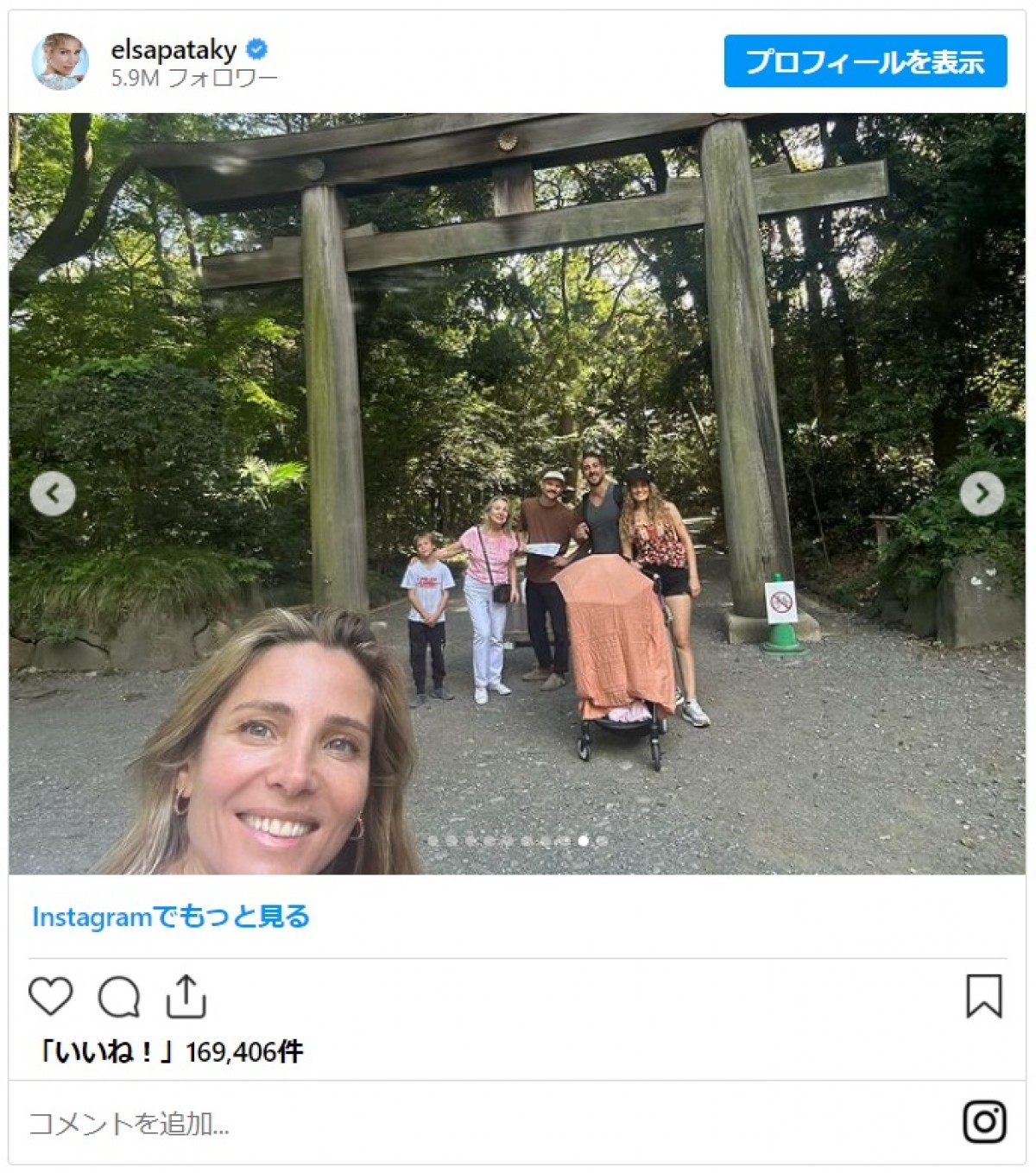 クリス・ヘムズワース妻エルサ・パタキー、息子たちと来日