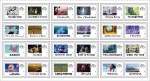 映画『ウィッシュ』ムビチケカード特典、特製ポストカードの歴代名作ディズニー・アニメーション柄（各種）ビジュアル
