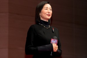 木村多江、ドラマ＆映画『マイホームヒーロー』制作発表イベントに登場