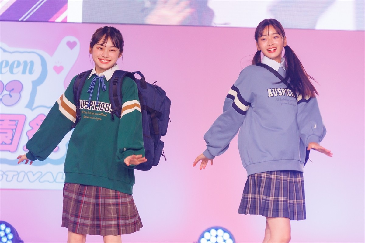 乃木坂46・久保史緒里＆日向坂46・小坂菜緒がランウェイに登場「最高の夏の思い出を作りたい」
