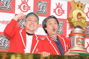 『キングオブコント2023』第16代キングとなったサルゴリラ（左から）赤羽健壱・児玉智洋