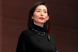 木村多江、ドラマ＆映画『マイホームヒーロー』制作発表イベントに登場