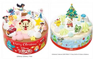 サーティワン“クリスマスキャンペーン”開催！　『ポケモン』などキャラクターのケーキが登場