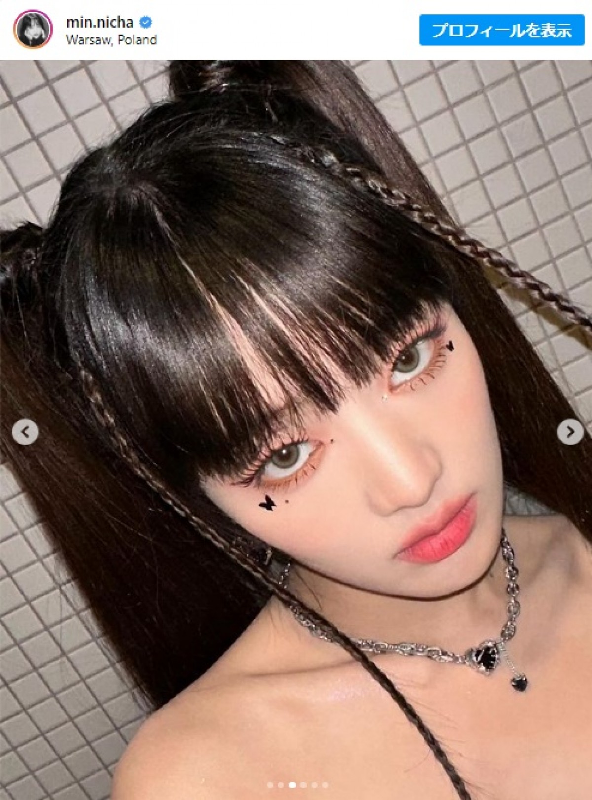 （G）I‐DLE「ミンニ」Instagram（min．nicha）20231129