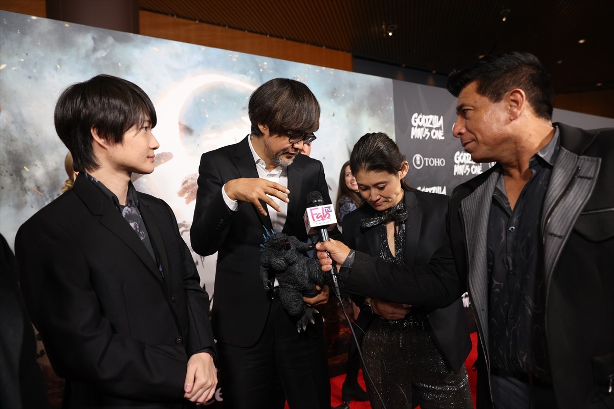 『ゴジラ-1.0』、ハリウッド上陸　北米プレミアで神木隆之介＆山崎貴監督に大喝采