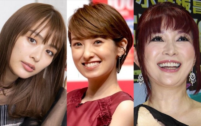 (左から)内田理央、南明奈、叶美香