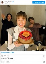 51歳の誕生日を迎えた高岡早紀　※「高岡早紀」インスタグラム